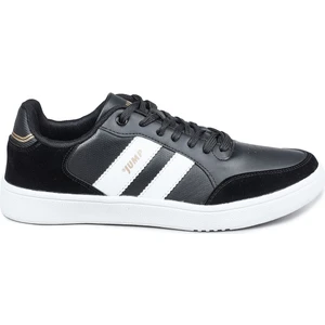 28164 Siyah - Beyaz Erkek Sneaker Günlük Spor Ayakkabı