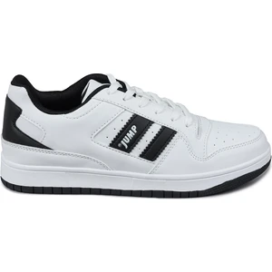 28709 Beyaz - Siyah Kadın Sneaker Günlük Spor Ayakkabı