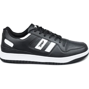 28505 Siyah - Beyaz Erkek Sneaker Günlük Spor Ayakkabı
