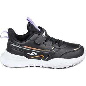 29601 Cırtlı Siyah - Lila Kız Çocuk Sneaker Günlük Spor Ayakkabı