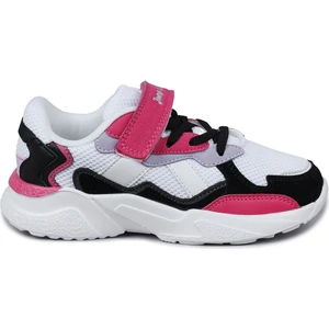 29189 Cırtlı Beyaz - Lila Kız Çocuk Sneaker Günlük Spor Ayakkabı