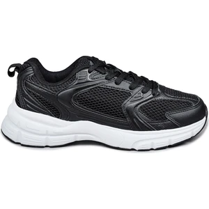 28712 Siyah - Beyaz Kadın Sneaker Günlük Spor Ayakkabı