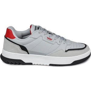 28662 Gri - Lacivert Erkek Sneaker Günlük Spor Ayakkabı