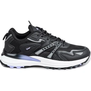 29940 Siyah - Mor Kadın Sneaker Günlük Spor Ayakkabı
