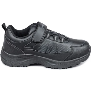 29195 Cırtlı Full Siyah Üniseks Çocuk Sneaker Günlük Spor Ayakkabı