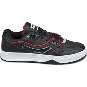 28520 Siyah - Beyaz Erkek Sneaker Günlük Spor Ayakkabı