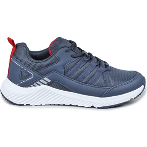 24865 Lacivert - Kırmızı Erkek Sneaker Günlük Spor Ayakkabı