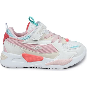 30058 Bej - Pembe - Mint Kız Çocuk Sneaker Günlük Spor Ayakkabı