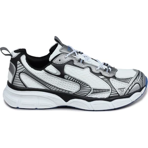29550 Gri - Beyaz Erkek Sneaker Günlük Spor Ayakkabı