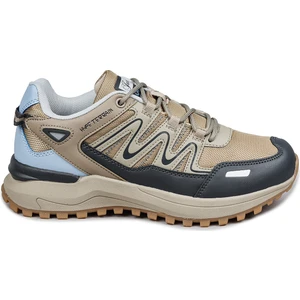 28792 Bej - Gri Kadın Outdoor Spor Ayakkabı