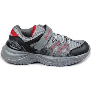 29187 Cırtlı Gri Üniseks Çocuk Sneaker Günlük Spor Ayakkabı