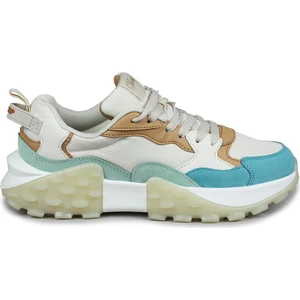 29780 Bej - Mint - Mavi Kadın Sneaker Günlük Spor Ayakkabı
