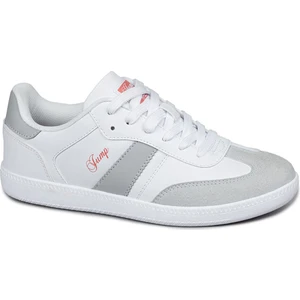 29967 Beyaz - Gri Kadın Sneaker Günlük Spor Ayakkabı