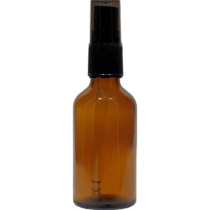 2 Adet Amber Cam Şişe 50ML Cam Spreyli