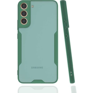 Ezotech  Galaxy S22 Plus Uyumlu Parfe Kapak-Koyu Yeşil
