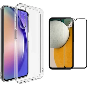 Samsung Galaxy A15 ile Uyumlu Telefon Kılıfı ve 5d Tam Kaplayan Cam Ekran Koruyucu