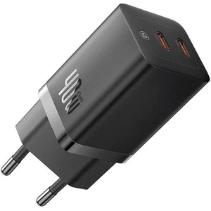 Gan5 Pro 40W Çift Type-C Girişli Şarj Cihazı Iphone 12 13 14 15 Pro Max Şarj Başlık Akım Koruma