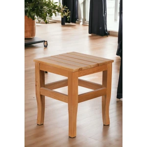 35 cm Ahşap  Naturel Tabure