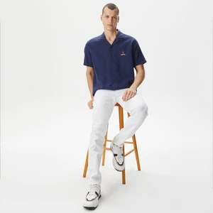 Nautıca Erkek Lacivert Classıc Fıt Kısa Kollu Gömlek W45435T.4NV