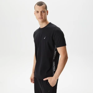 Nautıca Erkek Siyah Standart Fıt Kısa Kollu T-Shirt V45271T.0Tb
