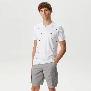 Nautıca Erkek Beyaz Standart Fıt Kısa Kollu T-Shirt V45222T.1Bw