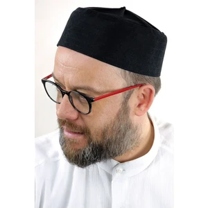İhvan Online Kubbeli Sert Kalıp Takke - Siyah