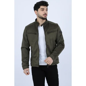 Stil Kombin Stil Kombin Göğüs Fermuarlı Hakim Yaka Süet Mevsimlik Mont PLDP 2904