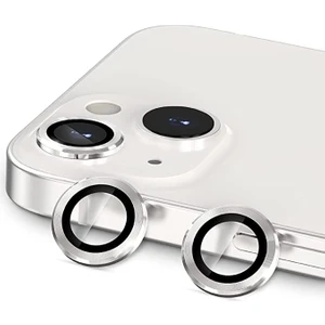 iPhone 14 Plus Kamera Koruyucu Lens Alüminyum Alışımlı Cam (gümüş)