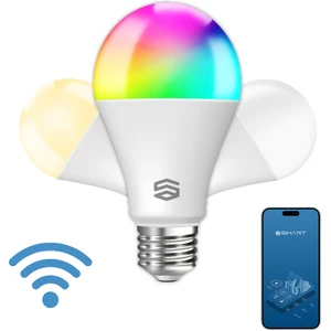 Akıllı RGB LED Ampul Wi-Fi 16M Renk, Uzaktan Kontrol ve Sesli Asistan Uyumlu