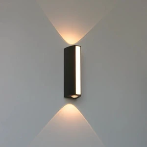 Full Reyon 3000K Günışığı 12 Watt LED Aplik, Iç ve Dış Mekan Duvar Aplik, Modern Armatür, Teras, Balkon Aplik