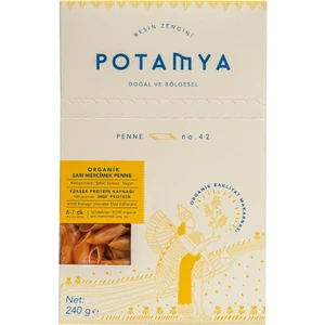 240 gr Organik Sarı Mercimek Penne