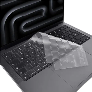 TEKNETSTORE Apple Macbook Air 2024 13.6 Inç M3 Çip A3113 Uyumlu Türkçe Q Klavye Şeffaf Klavye Koruyucu