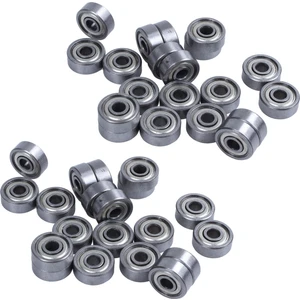Rulmanlar 40 Adet 624ZZ 4mm x 13MM x 5mm Karbon Çelik Korumalı Sabit Oluk (Yurt Dışından)