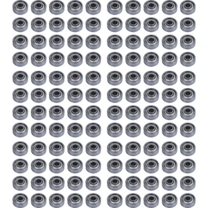 Rulmanlar 120 Adet 624ZZ 4mm x 13MM x 5mm Karbon Çelik Korumalı Radyal Sabit Yivli (Yurt Dışından)