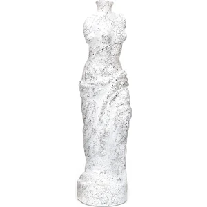 Mermer Desenli Venüs Cam Vazo (25 Cm)