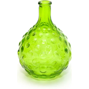 Yeşil Bubble Cam Vazo (15 Cm)