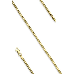 Fiyonk Kuyumculuk 14 Ayar Altın İtalyan Balıksırtı Bileklik