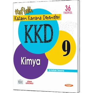 Kurmay Yayınları 9.Sınıf Kimya Kazanım Kavrama Denemeleri 36 Fasikül