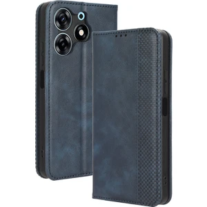 Tecno Spark 10 Pro K17 Retro Pu Deri Kapak Standı Cüzdan Flip Folio Telefon Kılıfı (Yurt Dışından)