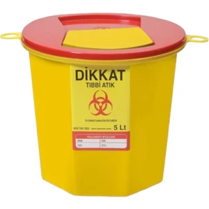 MCK Plus Mck  ( 5 Adet ) Tıbbi Atık Kovası 5 Litre