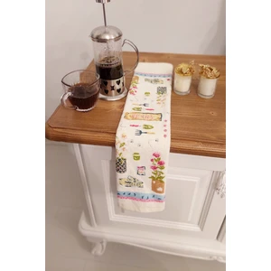 Cnr Garden 2'li Baskılı %100 Pamuk 30X50 cm El Yüz Mutfak Havlusu Yumuşak Desenli Su Emici Havlu