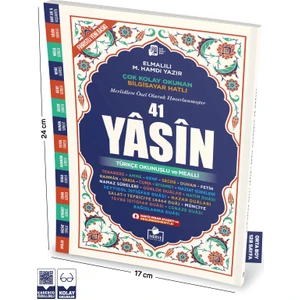 41 Yasin Türkçe Okunuşlu ve Mealli Orta Boy (Yasin-036)