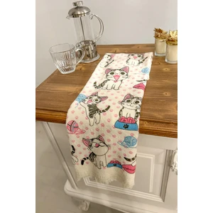 Cnr Garden 2'li Saçaklı Baskılı %100 Pamuk 40X60 cm El Yüz Mutfak Havlusu Yumuşak Desenli Su Emici Havlu