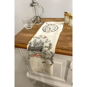 Cnr Garden 2'li Saçaklı Baskılı %100 Pamuk 40X60 cm El Yüz Mutfak Havlusu Yumuşak Desenli Su Emici Havlu