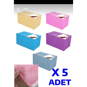 Taşkın Home 5 Adet Hurç Yorgan Hurcu 100 x 50 x 50  cm  Büyük Boy Tela Yorgan 5 Li Paket,