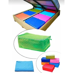 Taşkın Home 5 Adet Hurç Çekyat Baza Altı Hurcu 62 x 37 x 24  cm  Yastık Yorgan Kıyafet Düzenleme Eşya Taşıma5