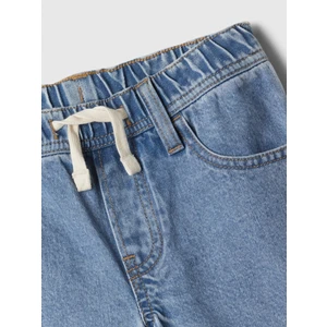Erkek Çocuk Mavi Slim Denim Pull-On Şort