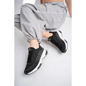Beyaz Kadın Triko Günlük Sneaker Ayakkabı