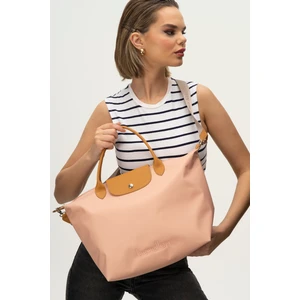 United Colors Of Benetton Benetton Kadın El Çantası Pembe-Camel BNT1356
