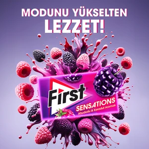 Sensations Ahududu & Karadut Aromalı Sakız 27 gr 12 Adet